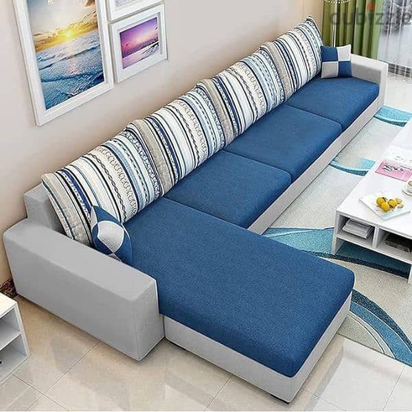 brand new model l shape sofa with bad 4