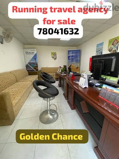 Running travel agency for sale