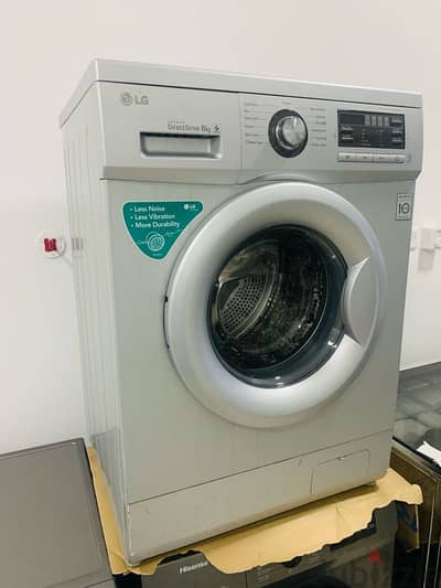 LG 8kg frontload washing machine