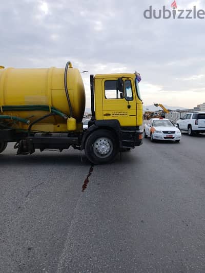 sewerage water tanker removed