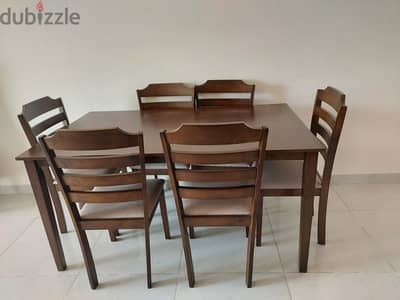 Dinning Table-6seater Malaysian