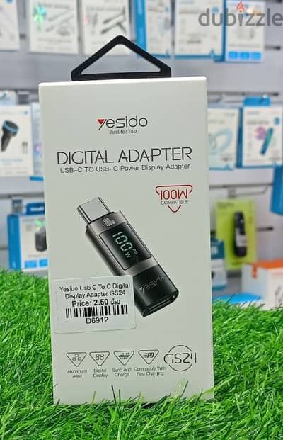 YESIDO DIGITAL ADAPTER USB-C TO USB-C