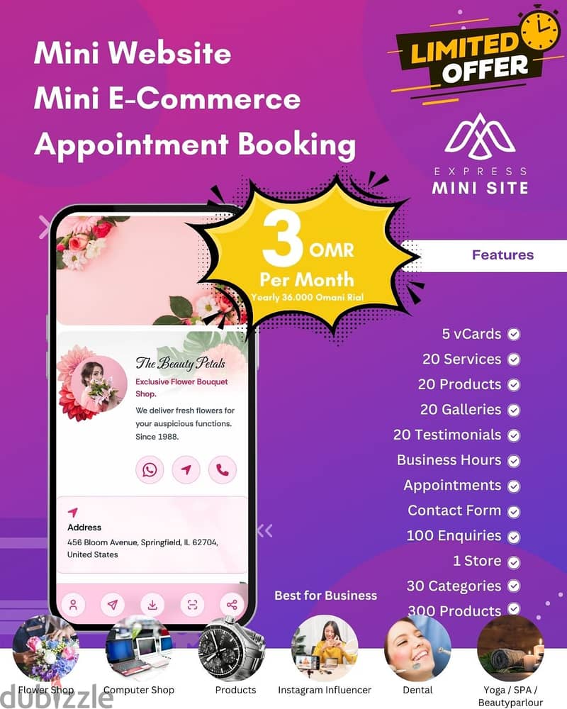 Take Your Business Online with a Mini Website & E-Commerce Store! 2