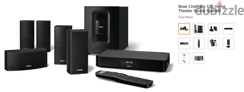 Bose CineMate 520 Home Theater Surround System