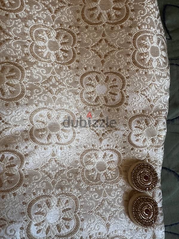 Golden Cream Sherwani – Like New, Worn Once for Wedding 3