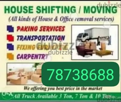 house shifting and professional carpenter and furniture fixing