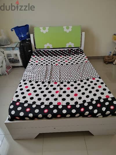 single bed with brand  new mattress.