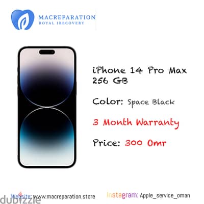 BIG DISCOUNT Iphone 14 pro Max 256 GB ,100% Battery Health, Free gifts