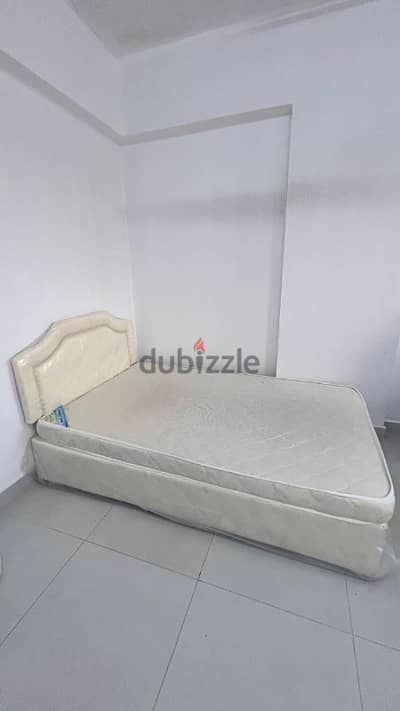 Bed with mattress