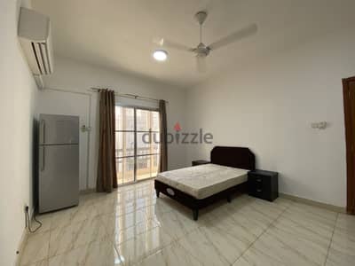 Fully Furnished room in Al Qurm with Balcony opposite to Qurm Garden