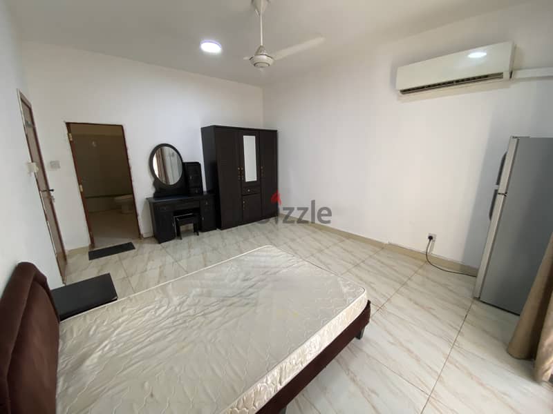 Fully Furnished room in Al Qurm with Balcony opposite to Qurm Garden 2