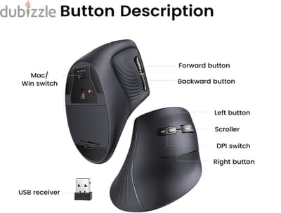 UGREEN Ergonomic Mouse