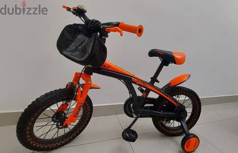 Kids bicycle with pump