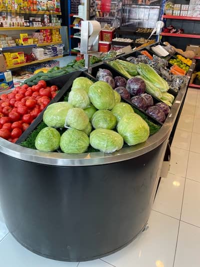 chiller and vegetable stand sale