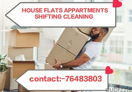 HOUSE FLATS APPARTMENTS SHIFTING CLEANING