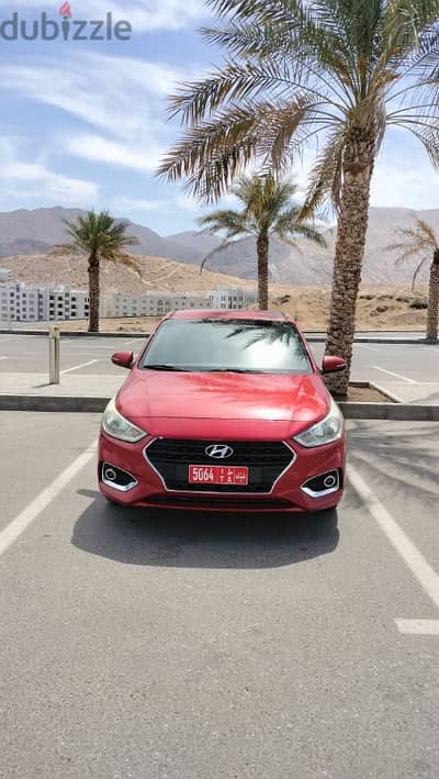 Hyundai Accent Available for rent 5.6 Rials per day