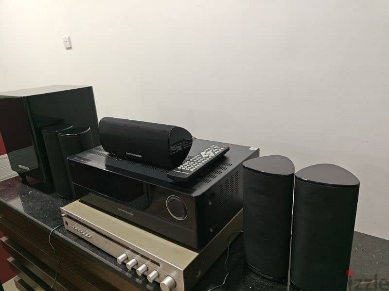 Harman Kardon AVR 161 with 5.1 speakers. 2