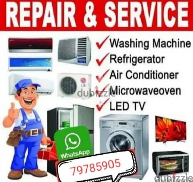 Ac fridge Automatic washing machine and rafegrater Repairing 0