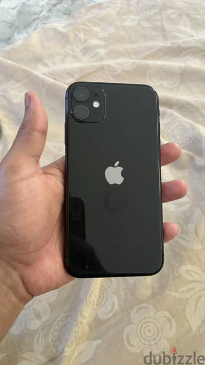 iPhone 11 - 128GB with 2 covers 75 rial