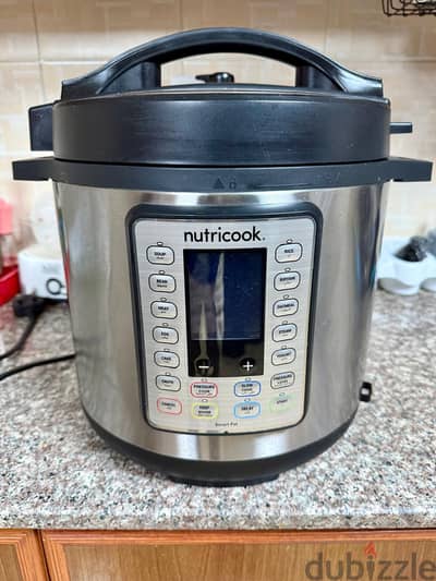 Like New Nutricook 8 Litre 10 In 1 Instant Electric Pressure Cooker