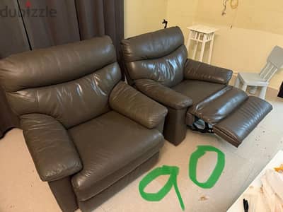 2 reclyner sofa