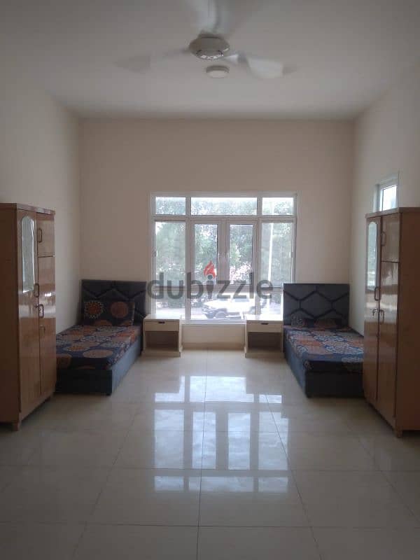 furnish room/bed space on monthly/weekly/daily rent in Ghubra 9