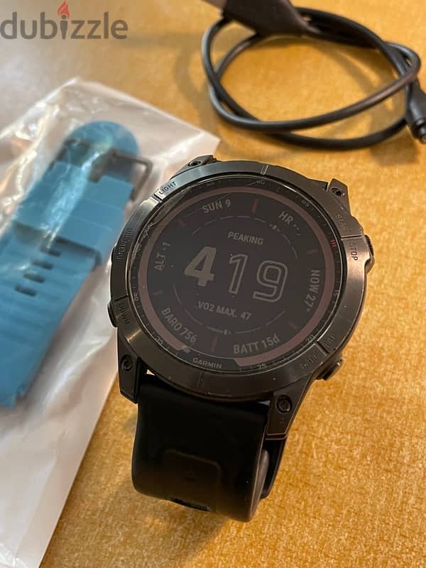 Garmin fenix 7x sapphire solar جارمن 1