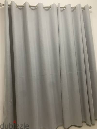 BRAND NEW Light grey curtains size 200 by 240 cm