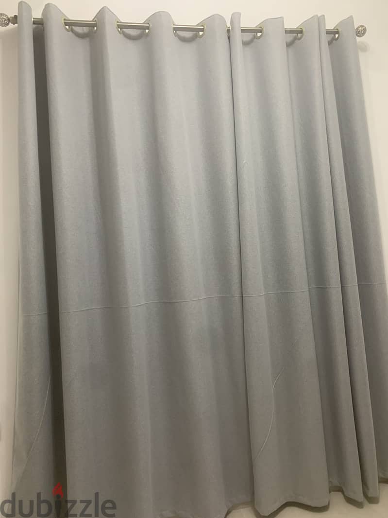 BRAND NEW Light grey curtains size 200 by 240 cm 0