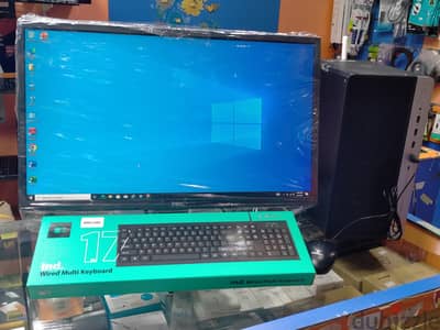 DESKTOP 2GB GRAPHICS CORE  I7 16GB RAM 512GB SSD 24 INCH DELL MONITOR