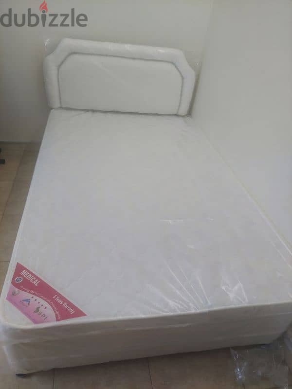 brand new bed with matters available 6