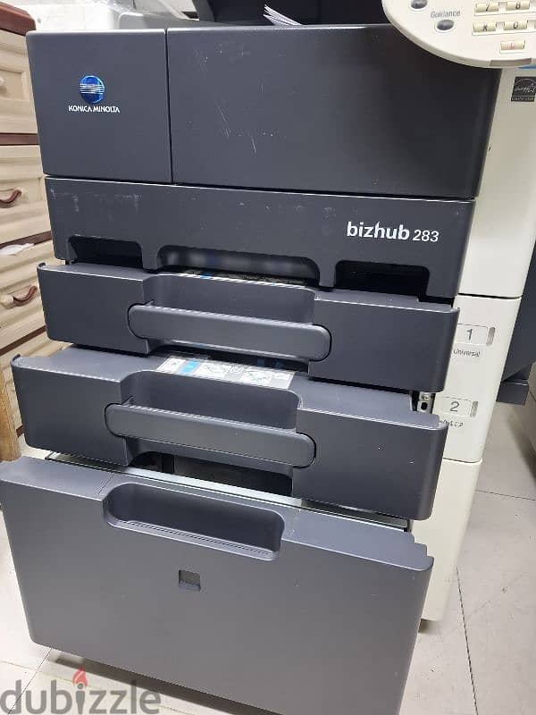 KONICA MINOLTA BIZHUB 283 BLACK COPIER LITTLE USED 1