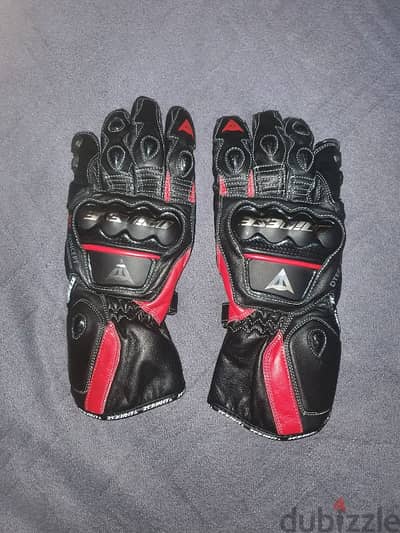 Motorcycle genuine leather gloves