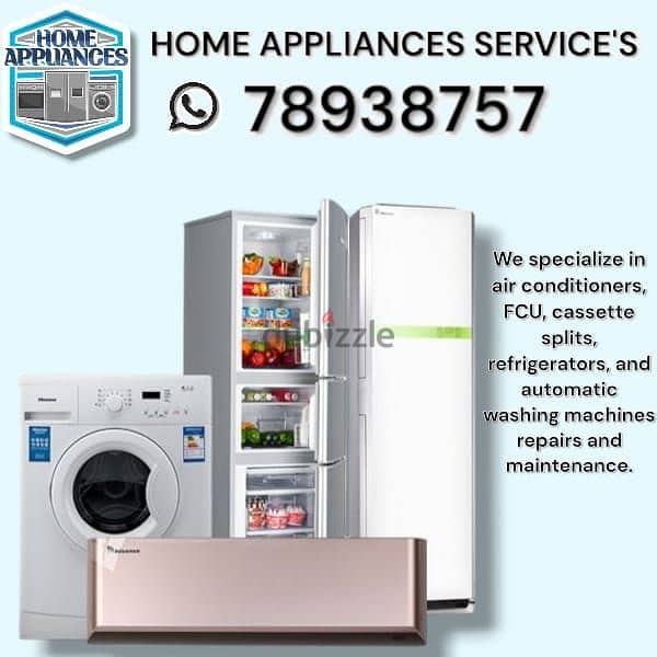 ALL TYPES AC AUTOMATIC WASHING MACHINE AND FRIDGE REPAIRS 0