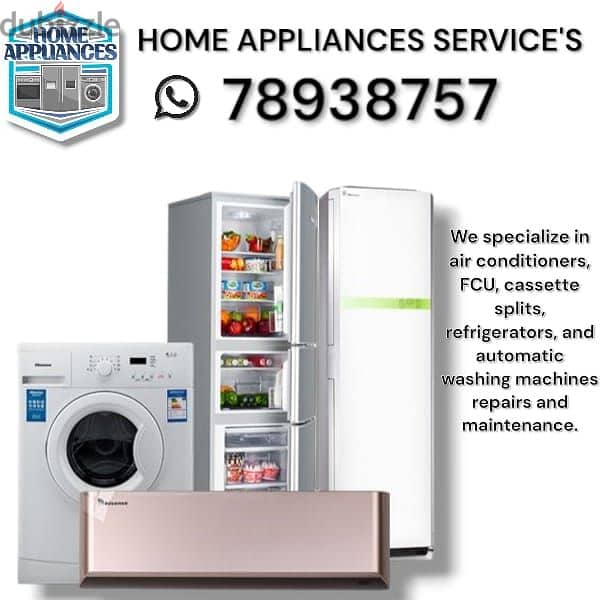 ALL TYPE AC AUTOMATIC WASHING MACHINE AND FRIDGE REPAIRS 0