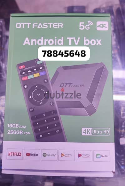 Android box 4K dual band subscription 1 year