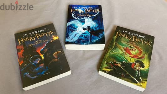 Harry potter books 1,2,3 for sale