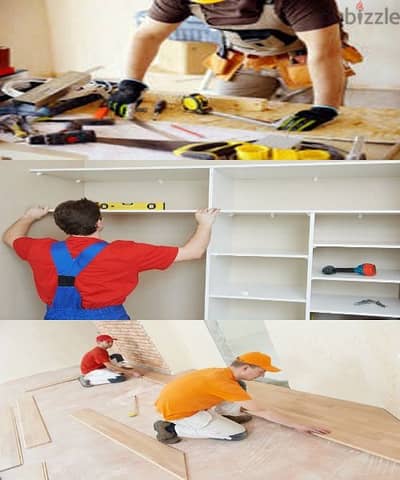 all type carpentry work and fix furniture house service