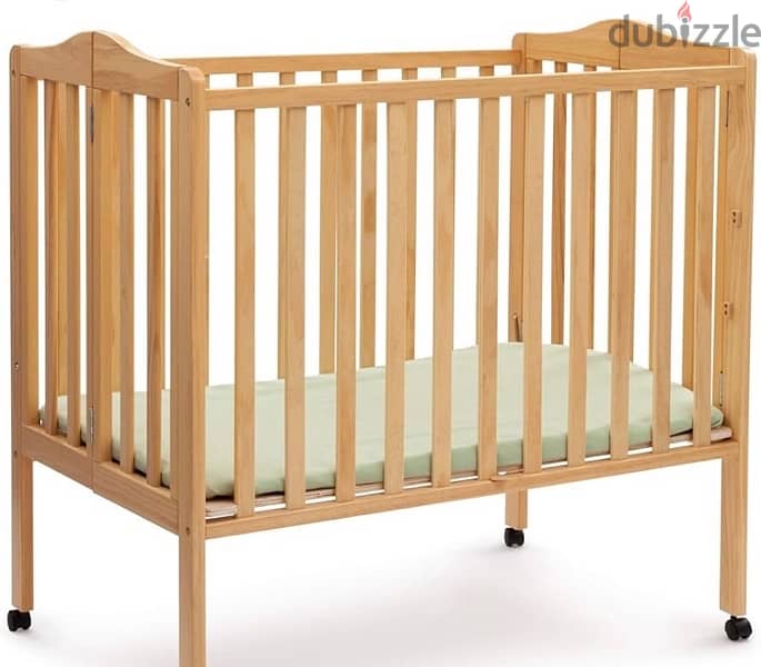 wood baby crib 0