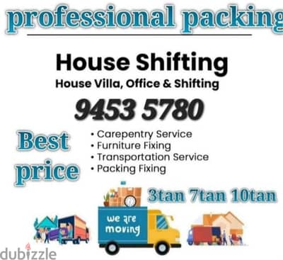 Mover house shifting,Carpenter transport pickup  شحن نقل عام آثاث