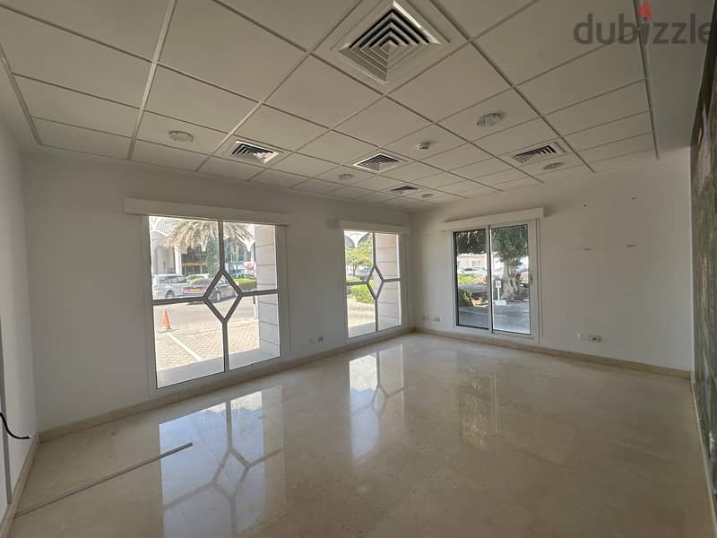 378 SQM Prime Ground Floor Office – Shatti Al Qurum 1