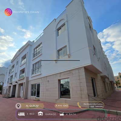 3 BR + Maid’s Room Penthouse Apartment in Shatti Al Qurum