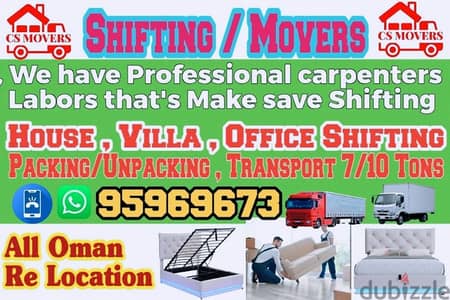 House shifting office shifting Villa Shifting service packing service