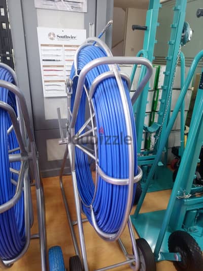 Fiber duct rodder