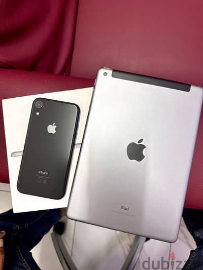 I pad 5 with Cellular 128 GB & I phone XR 128 GB