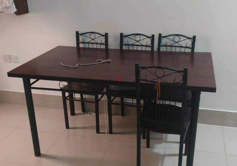 Solid Wooden Cupboard + Dining table+ Sofa 1