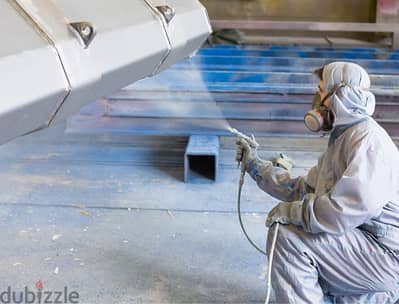 Sand Blasting for surface cleaning & Industrial Painting