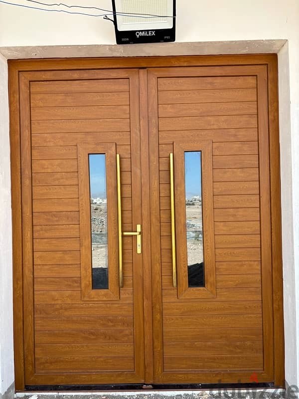 uPVC Doors Wooden Lamination 0