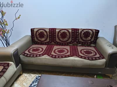 Good condition sofa set - urgent sale