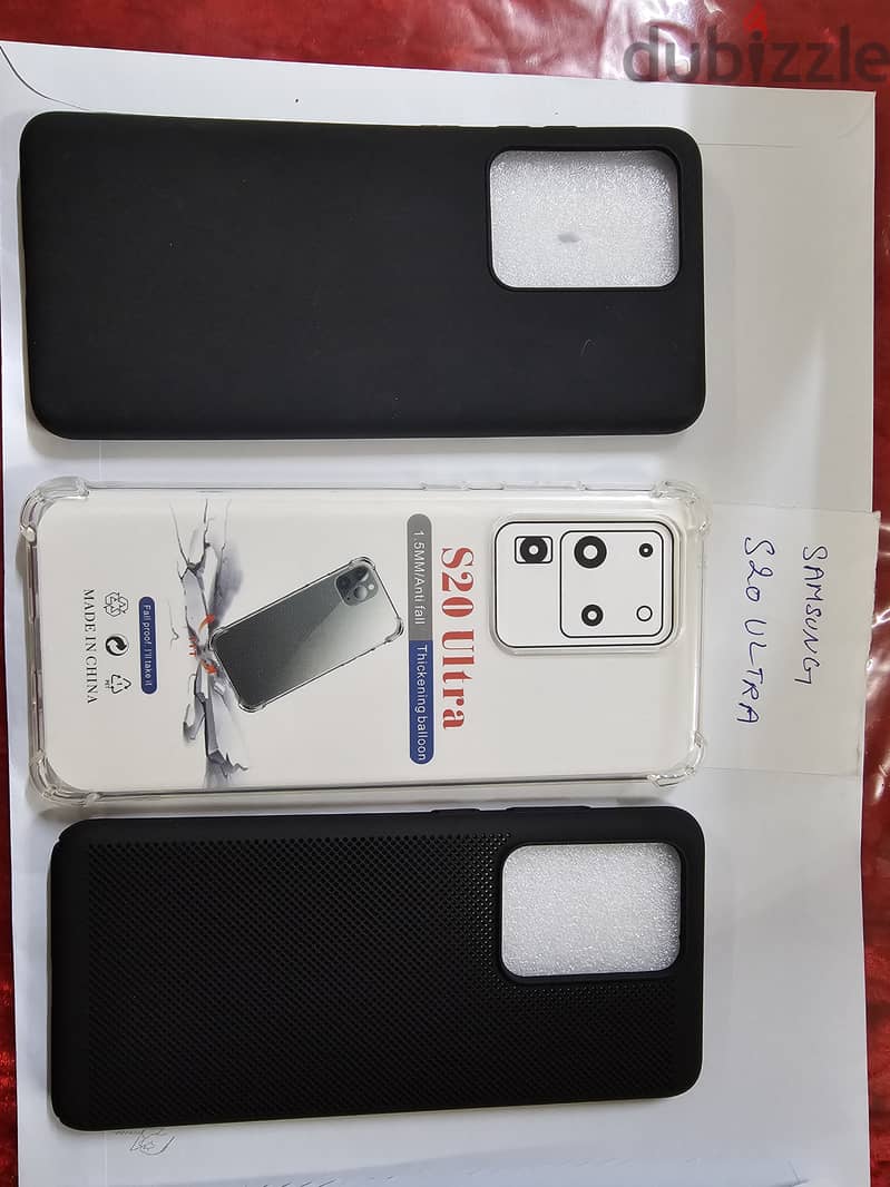 Mobile phone covers used and new and screen protector 8